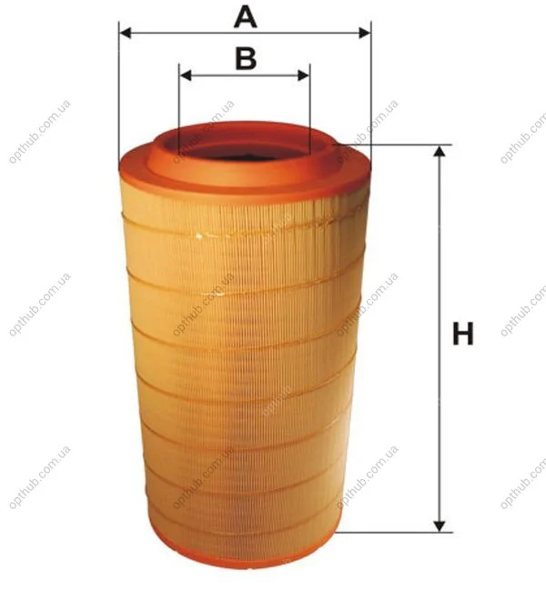 Фільтр повітряний MB ACTROS, AXOR (TRUCK) AM472/ (вир-во WIX-Filtron UA) WIX FILTERS 93240E (фото 1)
