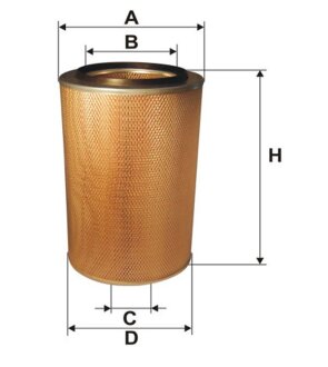 Фільтр повітряний IVECO (TRUCK) /AM401 (WIX-Filtron UA) WIX FILTERS 93346E