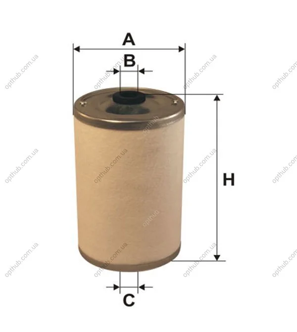 Фільтр топл. MB, SCANIA, VOLVO (TRUCK) /PW823 (вир-во WIX-Filtron) WIX FILTERS 95133E (фото 1)