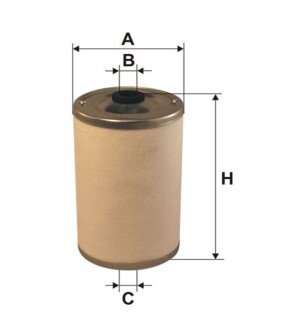 Фильтр топл. MB, SCANIA, VOLVO (TRUCK) /PW823 (WIX-Filtron) WIX FILTERS 95133E