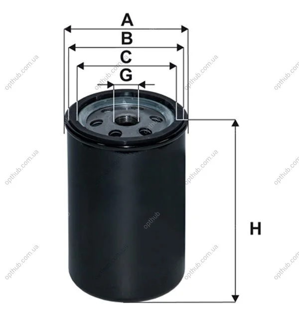 Фільтр повітряний DAF (вир-во WIX) WIX FILTERS WA10331 (фото 1)