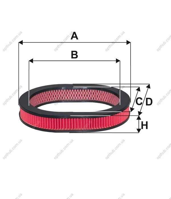 Фільтр повітряний /320 (вир-во WIX-FILTERS) WIX FILTERS WA6011 (фото 1)