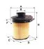 Фильтр воздушный CITROEN, PEUGEOT /AK246 (пр-во WIX-Filtron) WIX FILTERS WA6033 (фото 1)