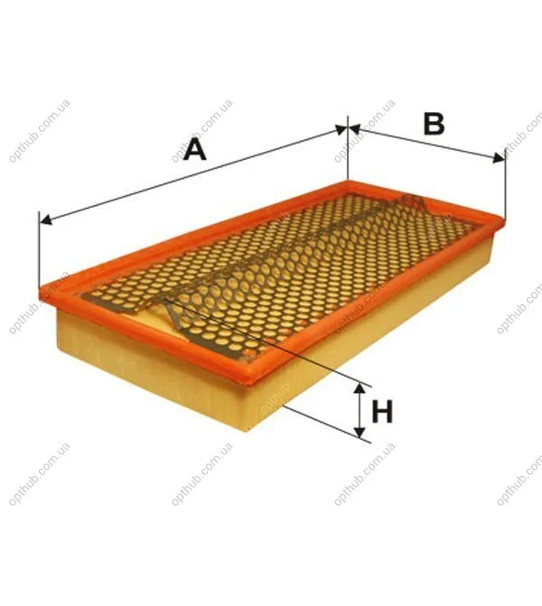 Фільтр повітряний MB W124 /AP011 (вир-во WIX-FILTERS) WIX FILTERS WA6174 (фото 1)