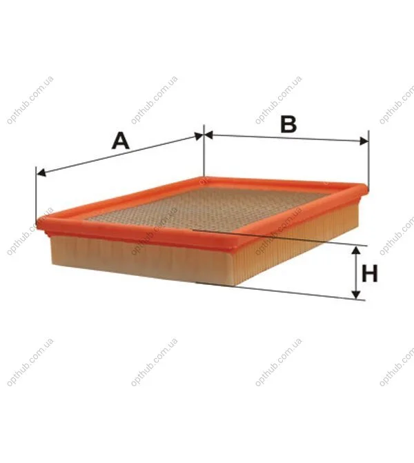 Фільтр повітряний OPEL /AP057/1 (вир-во WIX-FILTERS) WIX FILTERS WA6222 (фото 1)