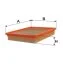 Фільтр повітряний OPEL /AP057/1 (вир-во WIX-FILTERS) WIX FILTERS WA6222 (фото 1)