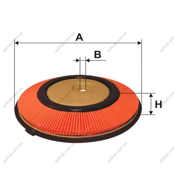 Фільтр повітряний NISSAN SUNNY AP123/ (вир-во WIX-FILTERS) WIX FILTERS WA6302 (фото 1)
