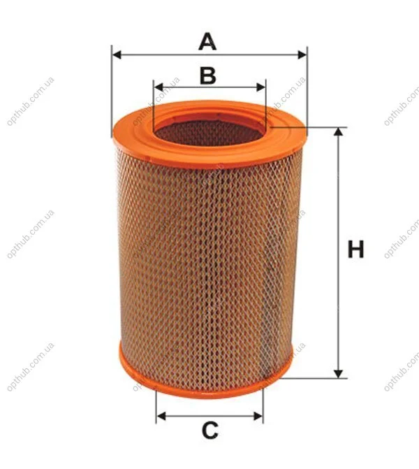 Фільтр повітряний /218 (вир-во WIX-FILTERS) WIX FILTERS WA6400 (фото 1)