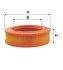 Фільтр повітряний /AR219 (вир-во WIX-FILTERS) WIX FILTERS WA6401 (фото 1)