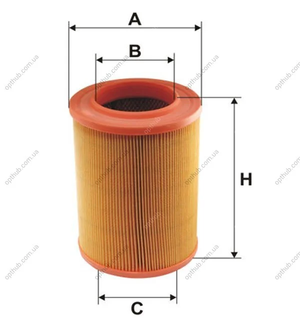 Фільтр повітряний VW T4 /AR265 (вир-во WIX-FILTERS UA) WIX FILTERS WA6444 (фото 1)