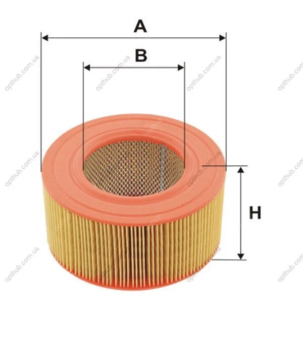 Фильтр воздушный /AR266 (пр-во WIX-Filtron) WIX FILTERS WA6446 (фото 1)