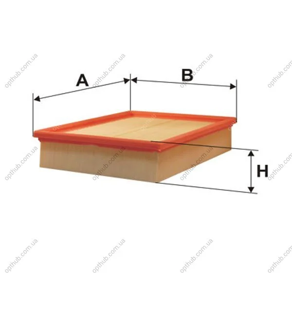 Фільтр повітряний /AP129/2 (вир-во WIX-FILTERS) WIX FILTERS WA6552 (фото 1)