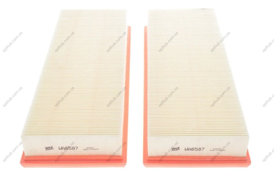 Фільтр повітряний MB C (203), E (211, 212), S (220, 221) 98- (2шт.) (вир-во WIX-FILTERS) WIX FILTERS WA6587 (фото 1)