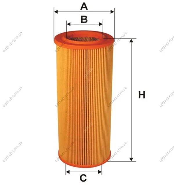 Фільтр повітряний SAAB 9000 AR366/ (вир-во WIX-FILTERS) WIX FILTERS WA6601 (фото 1)