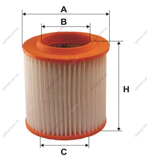 Фільтр повітряний /AR371 (вир-во WIX-FILTERS) WIX FILTERS WA9482 (фото 1)