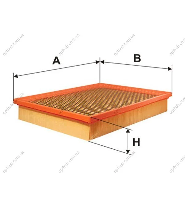 Фільтр повітряний /188/5 (вир-во WIX-FILTERS) WIX FILTERS WA9498 (фото 1)