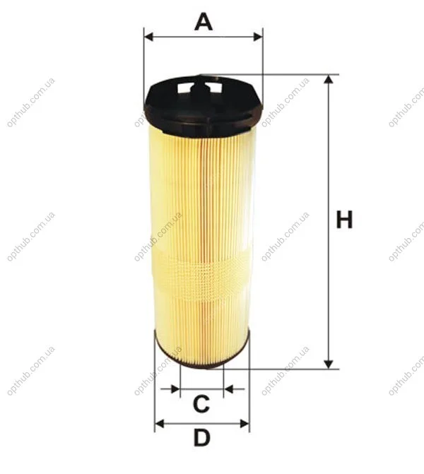 Фільтр повітряний /218/4 (вир-во WIX-FILTERS) WIX FILTERS WA9510 (фото 1)