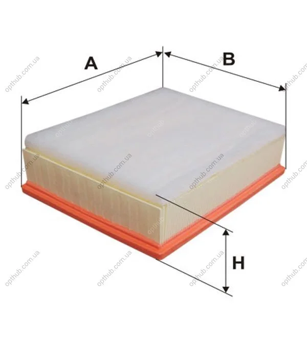 Фільтр повітряний (вир-во WIX-FILTERS) WIX FILTERS WA9555 (фото 1)