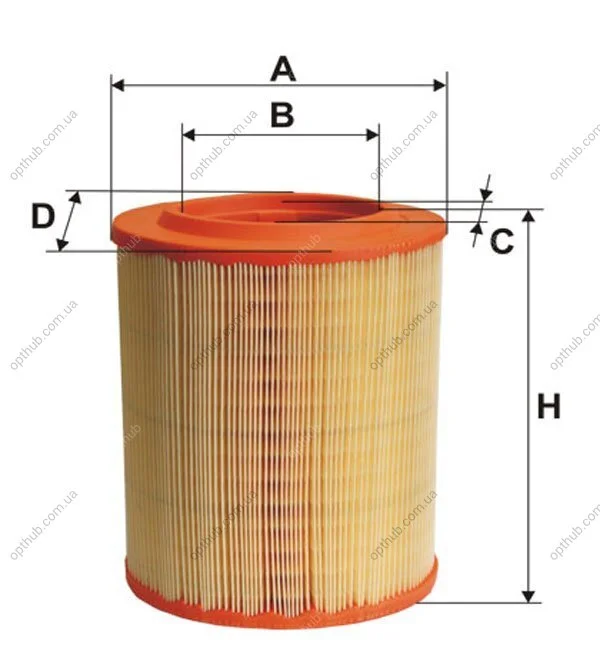 Фільтр повітряний ALFA ROMEO 159, ALFA BRERA WIX FILTERS WA9566 (фото 1)