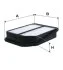 Фільтр повітряний SUZUKI GRAND VITARA 05- (вир-во WIX-FILTERS) WIX FILTERS WA9577 (фото 1)