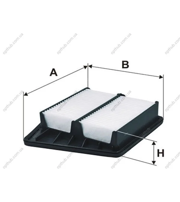 Фільтр повітряний HONDA /AP102/5 (вир-во WIX-FILTERS) WIX FILTERS WA9673 (фото 1)