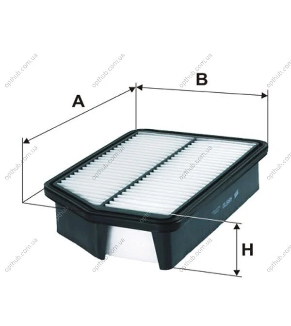 Фільтр повітряний (вир-во WIX-FILTERS) WIX FILTERS WA9710 (фото 1)