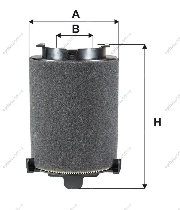 Фільтр повітряний /AK370/5 (вир-во WIX-FILTERS) WIX FILTERS WA9757 (фото 1)