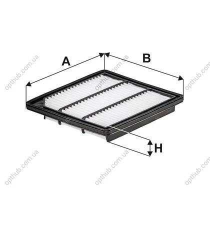 Фільтр повітряний FIAT FREEMONT 2.0 DS 11- (вир-во WIX-FILTERS) WIX FILTERS WA9807 (фото 1)