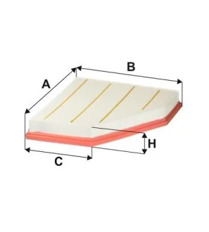 Фільтр повітряний BMW 1, 3, 4 2.0-4.0i 15- (вир-во WIX-FILTERS) WIX FILTERS WA9824