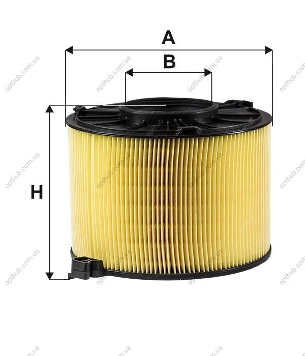 Фільтр повітряний AUDI A4 (8W), A5 + A5 CABRIOLET (F5) -ua WIX FILTERS WA9846 (фото 1)