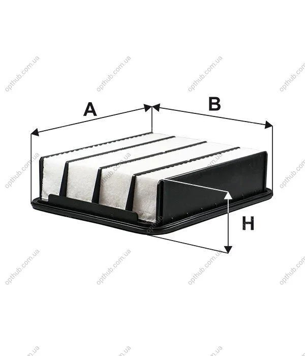 Фільтр повітряний TOYOTA LC PRADO 2.8 D-4D 15- (вир-во WIX-FILTERS) WIX FILTERS WA9884 (фото 1)