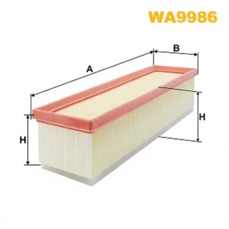 Фільтр повітряний WIX FILTERS WA9986