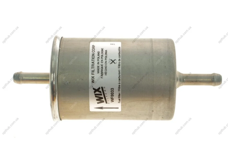 Фільтр паливний ALFA ROMEO; BMW; CITROEN; FIAT; FSO POLONEZ; LANCIA; NISSAN; OPEL; PEUGEOT; SEAT; SKODA WIX FILTERS WF8033 (фото 1)