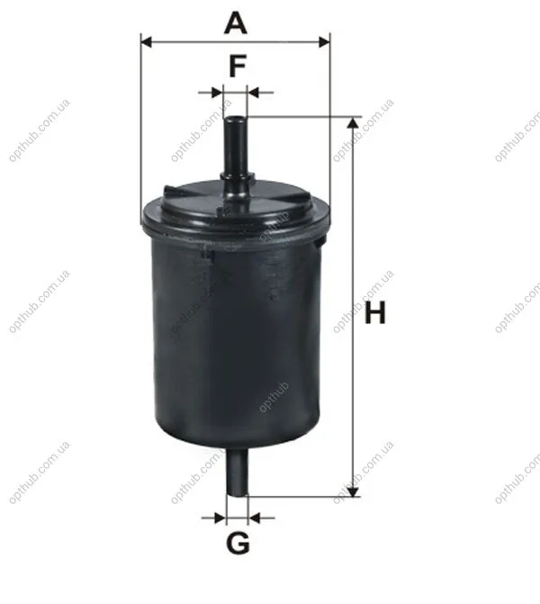 Фільтр паливний CITROEN BERLINGO,SAXO, XANTIA, XSARA; PEUGEOT 106, 206, 306, 406, 806; RENAULT CLIO II WIX FILTERS WF8034 (фото 1)