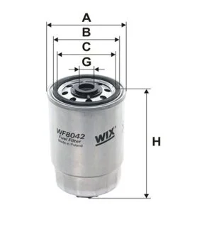 Фильтр топл. IVECO /PP837 (пр-во WIX-Filtron) WIX FILTERS WF8042