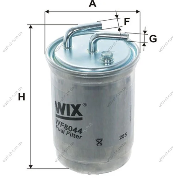 Фільтр палив. FORD ESCORT /PP838/1 (вир-во WIX-FILTERS) WIX FILTERS WF8044 (фото 1)