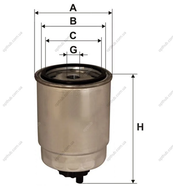 Фільтр палив. PP864/ (вир-во WIX-FILTERS) WIX FILTERS WF8068 (фото 1)