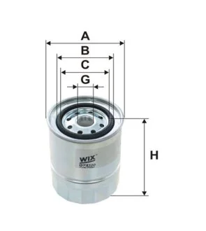 Фильтр топл. NISSAN SUNNY /PP904 (пр-во WIX-Filtron) WIX FILTERS WF8100