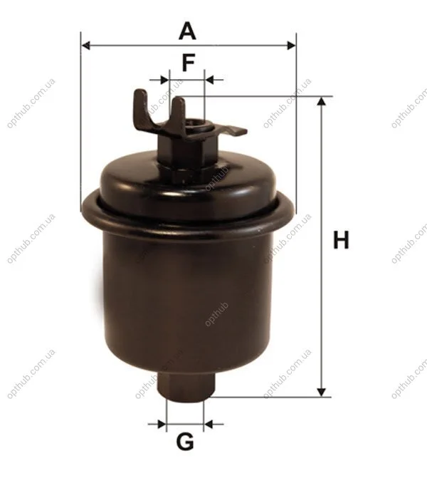 Фільтр палив. HONDA CIVIC /PP930 (вир-во WIX-FILTERS) WIX FILTERS WF8119 (фото 1)