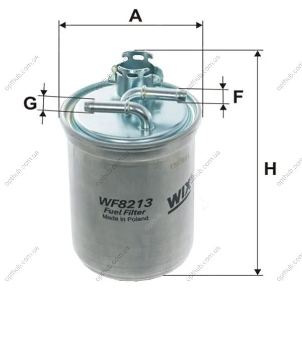 Фільтр палив. SEAT /PP960 (вир-во WIX-FILTERS) WIX FILTERS WF8213 (фото 1)