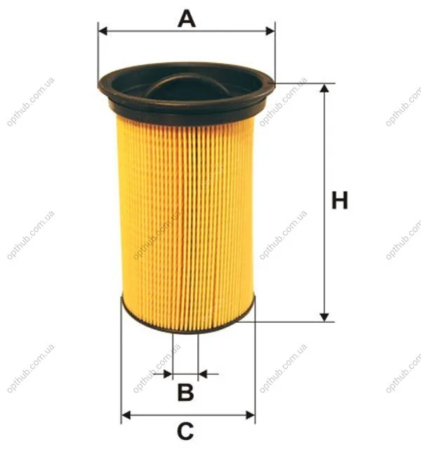 Фільтр паливний BMW 3 (E46) 1.8-2.0 D 98-05 (вир-во WIX-FILTERS) WIX FILTERS WF8240 (фото 1)