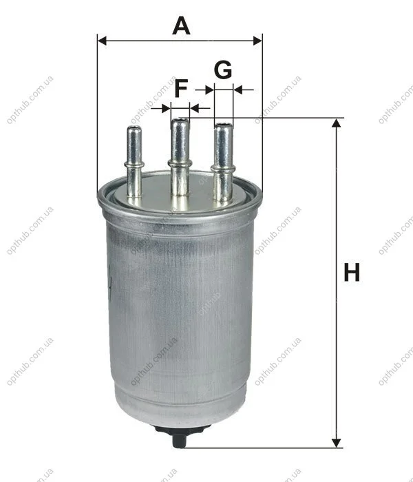 Фільтр палив. FORD MONDEO /PP838/4 (вир-во WIX-FILTERS) WIX FILTERS WF8268 (фото 1)