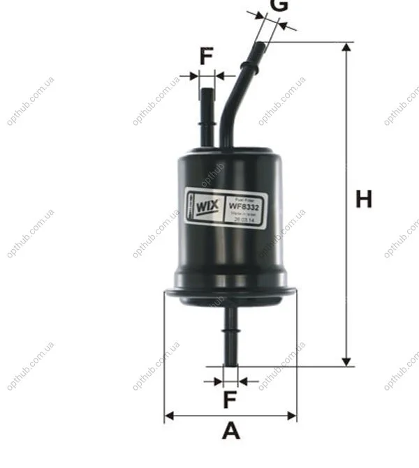 Фильтр топлива WIX FILTERS WF8332 (фото 1)