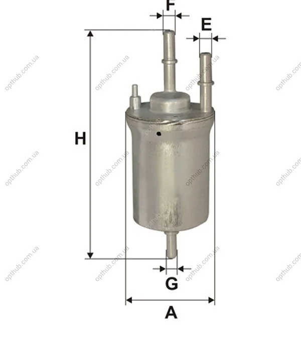 Фільтр палив. /PP836/2 (вир-во WIX-FILTERS) WIX FILTERS WF8386 (фото 1)
