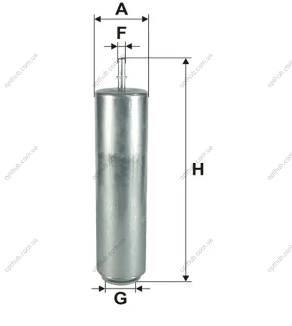 Фільтр паливний BMW 1.4-3.5 D 11- (вир-во WIX-FILTERS) WIX FILTERS WF8483 (фото 1)