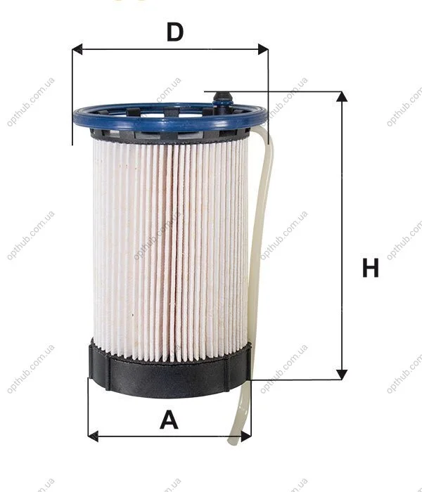Фільтр паливний VW GOLF VII, SKODA OCTAVIA III 1.6-2.0 TDI 12- (вир-во WIX-FILTERS) WIX FILTERS WF8512 (фото 1)