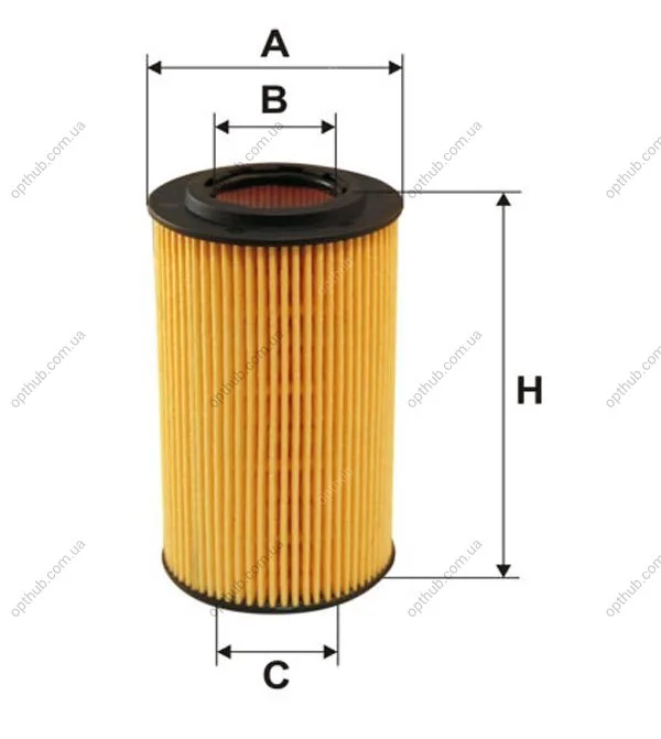 Фільтр масляний MERCEDES C240, C280 6/97->, C43AMG, CLK320, E240, E280 12/96->, E430 WIX FILTERS WL7009 (фото 1)