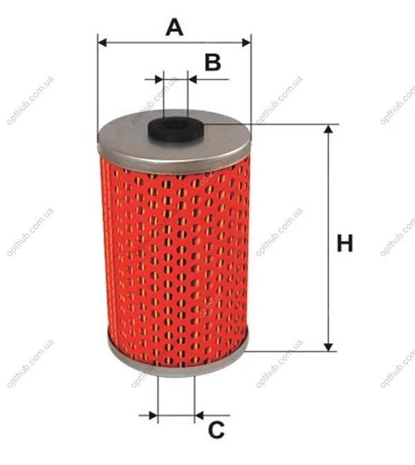 Фільтр масляний двигуна MB W123 /OM510 (вир-во WIX-FILTERS) WIX FILTERS WL7024 (фото 1)