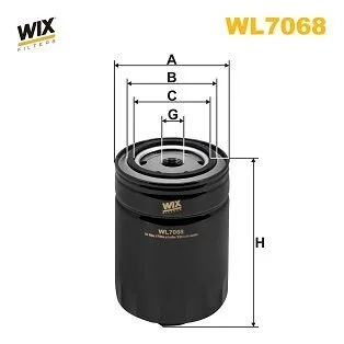 Фильтр масляный AUDI; SEAT; VOLKSWAGEN; VOLVO? DIESEL'' WIX FILTERS WL7068