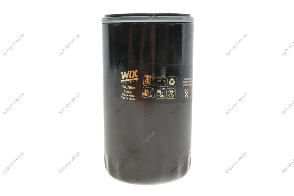 Фільтр масляний двигуна AUDI 80 /OP525/1 (вир-во WIX-FILTERS) WIX FILTERS WL7069 (фото 1)